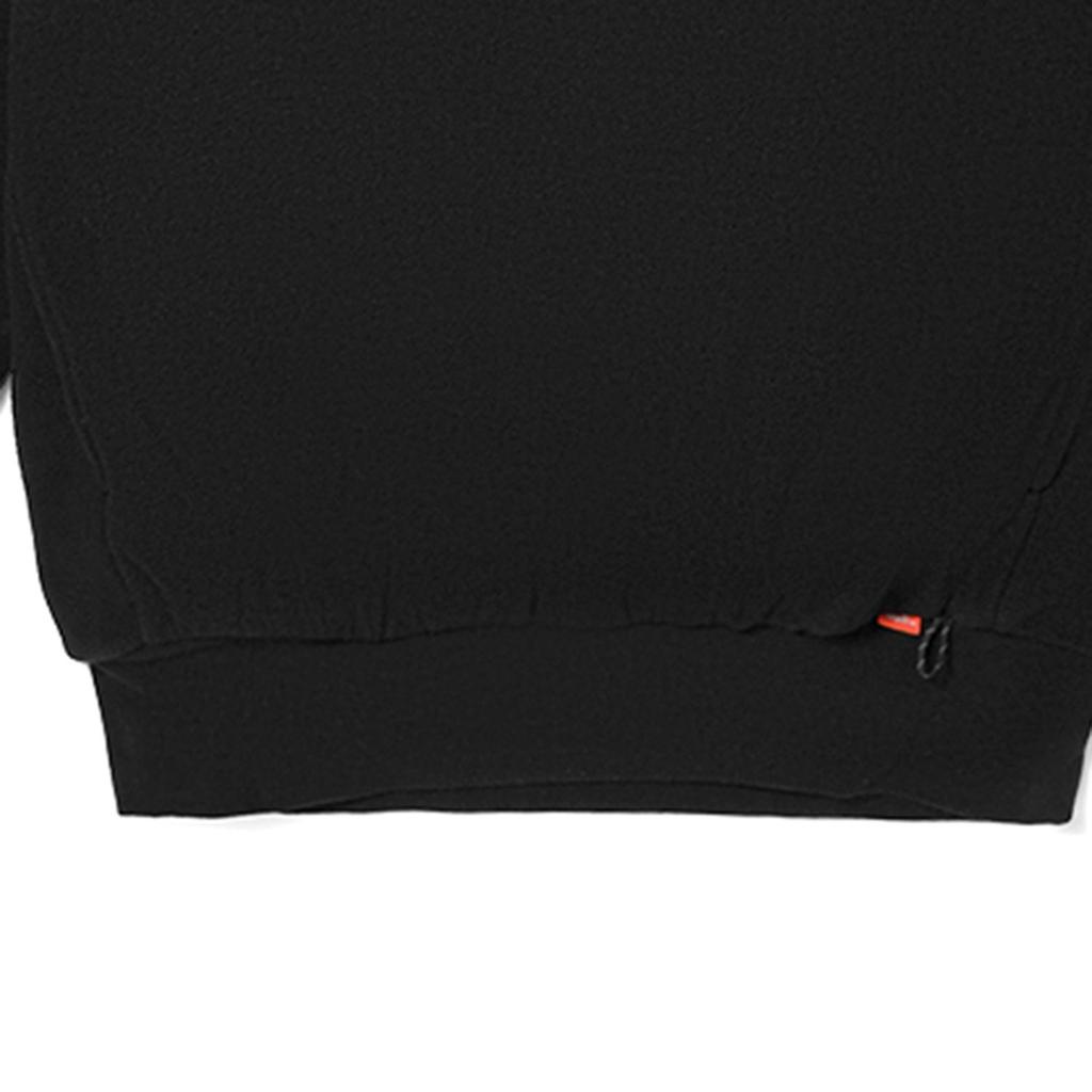 Vans Tdc Tokyo Design Collective Solid Color Round Neck Casual Pullover Sweatshirt Unisex Sweatshirt Black VN000FSMBLK