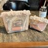 Cute Heart Embroidery Mesh Pouch, Portable Cosmetic and Tissue Bag, Sweet Style Storage Organizer for Girls, Travel and Daily Use