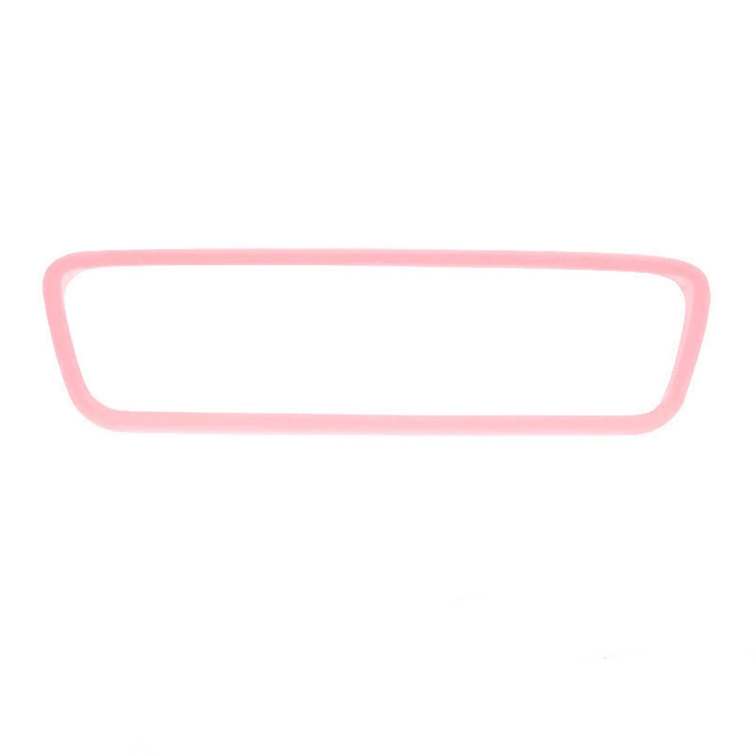 

For Tesla Model 3 Y 2025 Interior Accessories Rearview Mirror Protector Trim Silicone Decor Frame White Pink Protection Strip рожевий