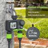 Garden Water Timer Dual Irrigation, Intelligent Timing Controller, Automatic Watering Device with Rain Delay