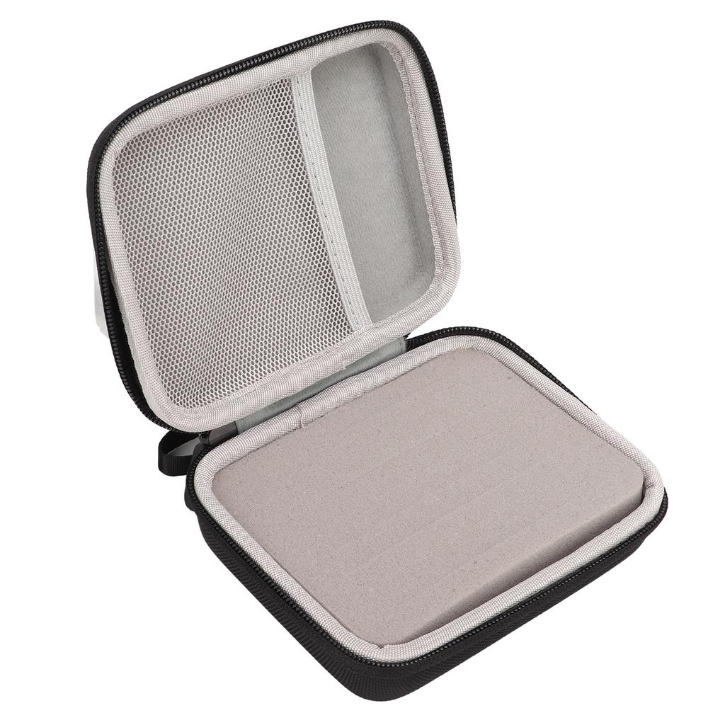 Guitar Pick Holder Case EVA Waterproof Picks Storage Bag for Capo Strings Shoulder StrapsBlack