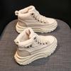 Dad Shoes Women's Winter Fleece Warm High Top Tide Student Leisure Sports Cotton Shoes Women