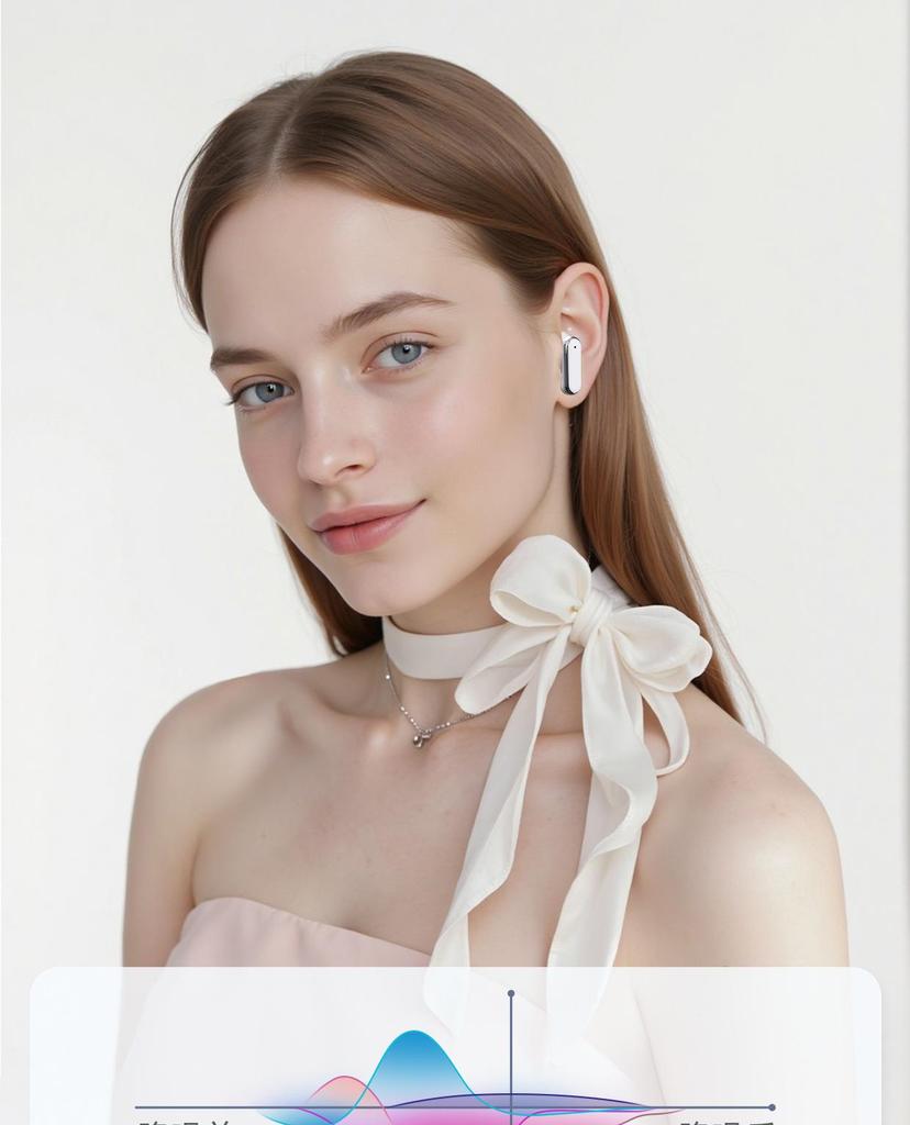 New Q6 Bluetooth Earbuds: High Sound Quality, Long Battery Life, Digital Display, TWS Design.
