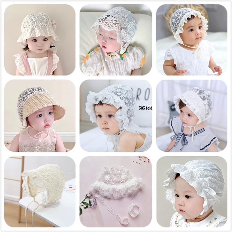 Korean Summer Baby Lace Butterfly Hat - Cute Princess Photography