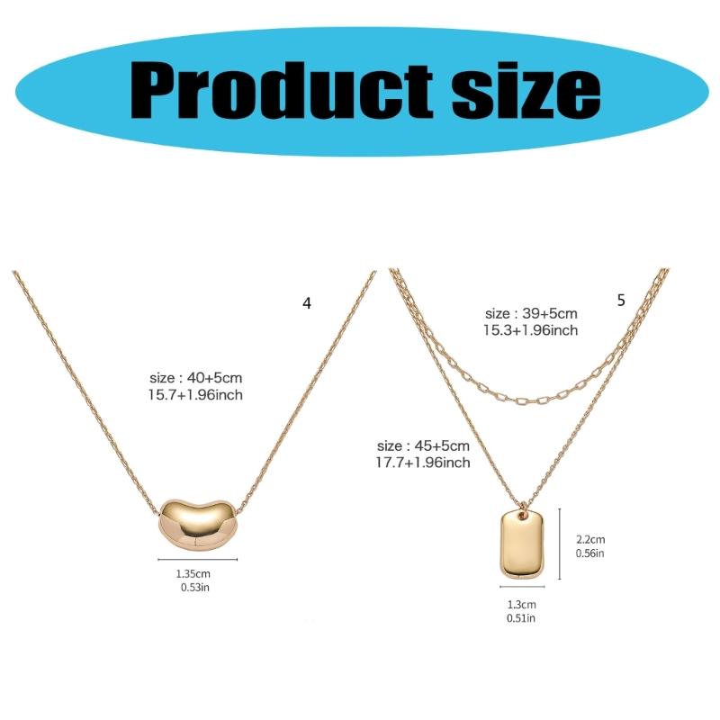 Trendy Mirror Pendant Necklace Elegant 3D Pendant Necklace Unique Neck Chain Jewelry Perfect For Everyday Wear