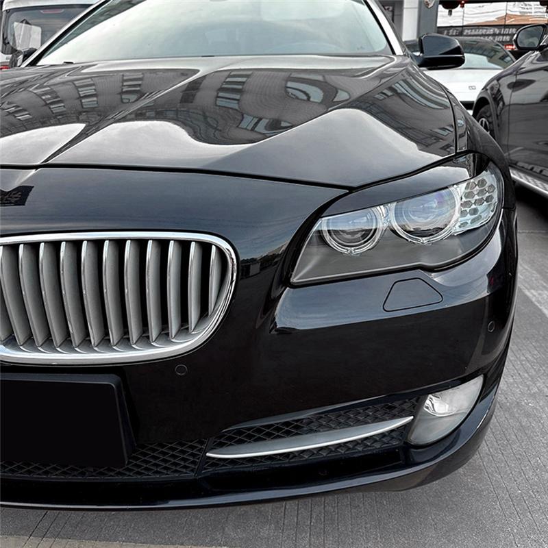 M63K - Pre BMW radu 5 F10 F11 začiatok 2011-2014 Kryt predného svetlometu Ozdobná lišta Kryt obočia Dekoračná nálepka