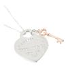 Tiffany & Co. Return To Tiffany Heart Key Silver Pendant Necklace Women Necklace 30971531