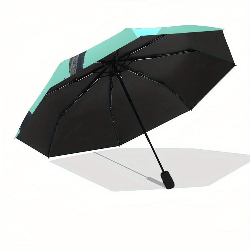 1pc Pippi Longstocking Themed High-quality Umbrella,Automatic Opening and Closing Umbrella,Multi-functional Umbrella G0811026