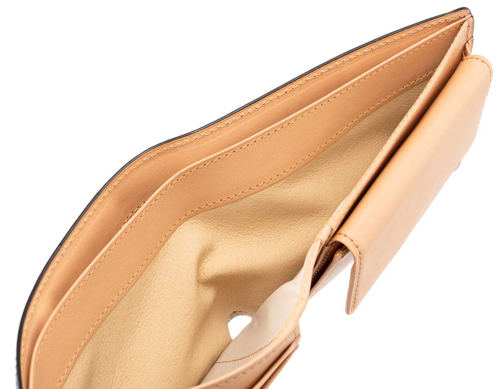 Cypris Luga Shoulder Bag & Full Vegetable Tanned Leather Bifold Wallet with Coin Purse and Bill Compartment, Tochigi Leather, Father's Day Gift,