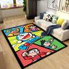 Japanese Anime Doraemon Cartoon Area Rug,Carpet Rug for Living Room Bedroom Sofa Doormat Decoration, Kid Play Non-slip Floor Mat