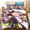 3D Print Anime Seraph of the End Mikaela Hyakuya Bedding Set Boys Girls Twin Queen Size Duvet Cover Pillowcase Bed Boys Adult