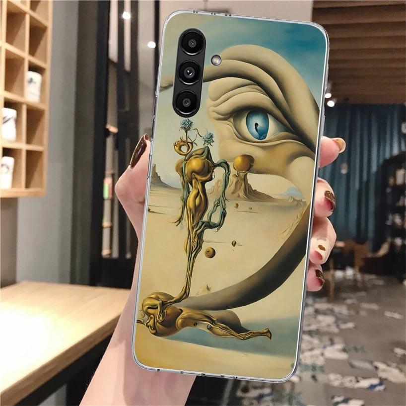 Salvador Dali Art Soft Phone Case For Samsung Galaxy A17 A16 A26 A36 A56 A15 A14 A13 A55 A54 A53 A35 A34 A33 A25 A24 A23 A05S