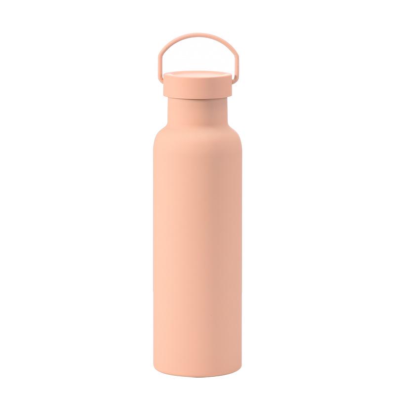 

Double-Layer Stainless Steel Sports Water Bottle - Portable and Insulated for Outdoor Camping 600ml жёлтый/оранжевый
