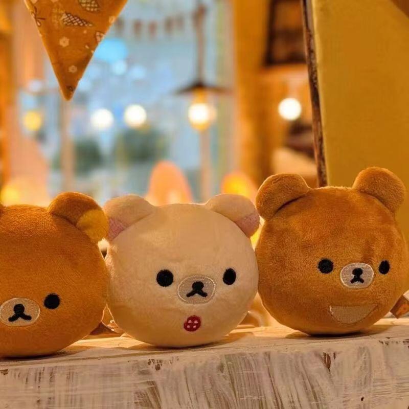 Anime Rilakkumas Plush Squishy Bear Toy Japanese Style Slow Rising Stress Relief Anxiety Relief Soft Squeezable Birthday Gifts
