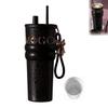 Tumbler with Lid and Straw Reusable Stainless Steel Large Water Bottle for Water Coffee and Various Beverages