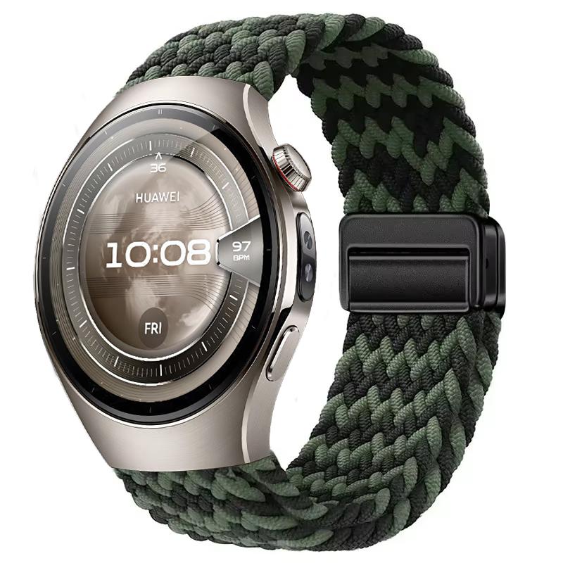 20mm 22mm Nylon Strap for Huawei Watch 5 GT5-4-3 46mm Magnetic Bracelet Wristband Samsung Galaxy Watch 7 6 5 4 40mm 44mm Correa
