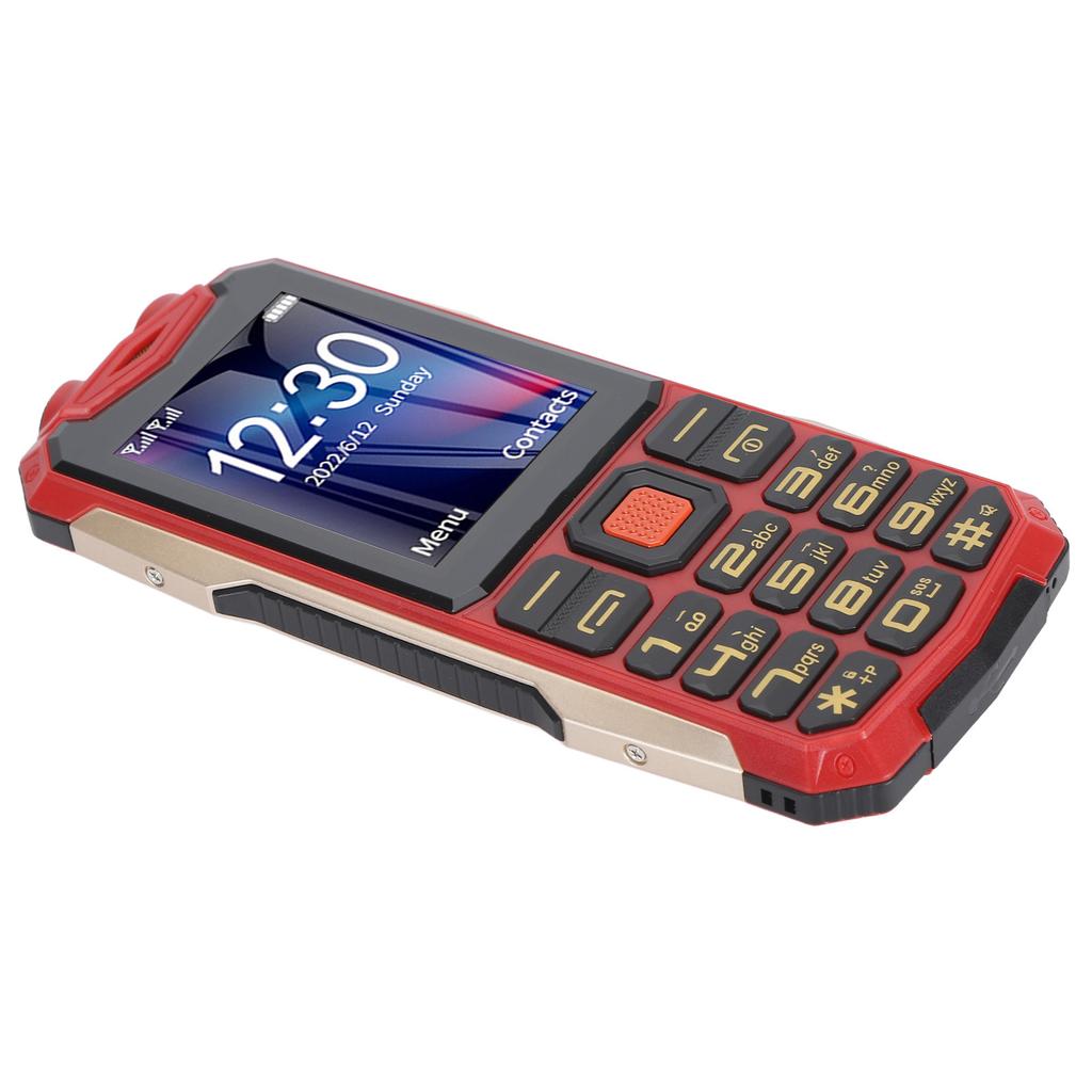 Älteres Mobiltelefon 2G Ultra Slim 4800mAh Dual SIM Dual Standby Klarer Klang 2,6 Zoll Bildschirm SOS