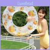 Wholesale Thickened Glitter Fruit Duck Inflatable Swim Ring For Children Cartoon Design