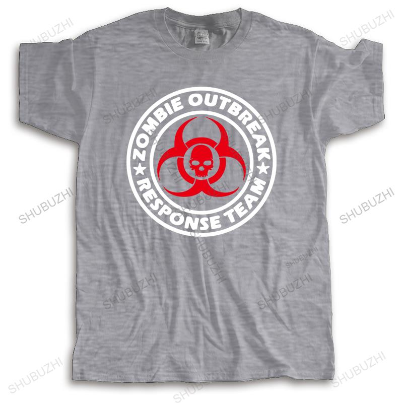 

Hot sale men summer fashion oneck tshirt ZOMBIE OUTBREAK RESPONSE TEAM bigger size many funny cool teeshirt Brand Clothing 4XL
