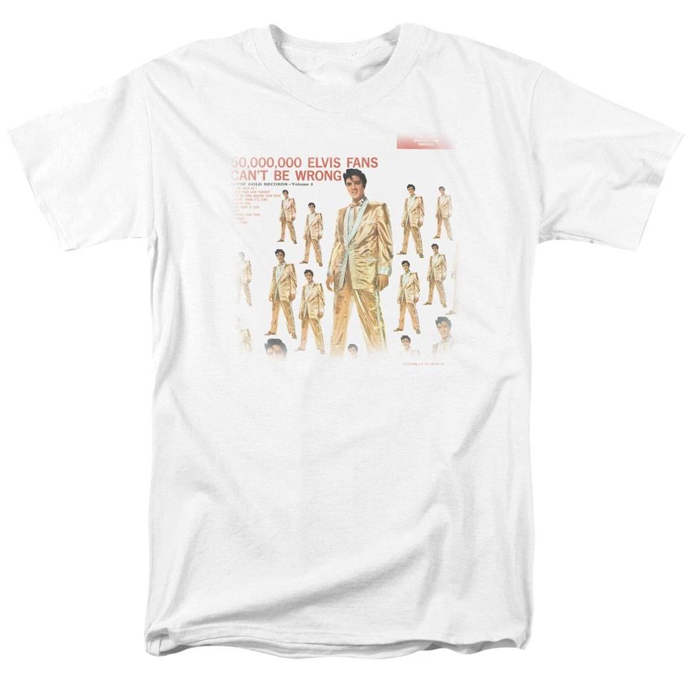 Elvis Presley - 50 Million Fans - Unisex Short Sleeve Children s T-shirt - White 120