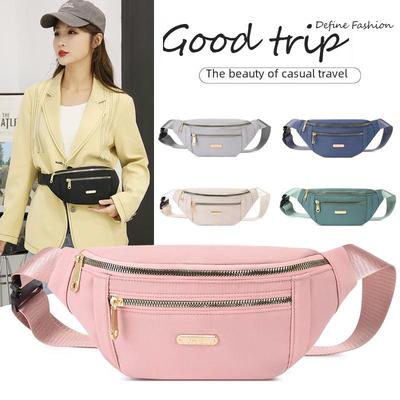 Borsa da Vita e a Spalla in Tessuto Oxford Stile Coreano per Uomini e Donne - Borsa da Petto alla Moda, Semplice per Sport all'Aperto