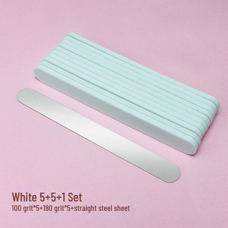 

Инструмент для нейл-арта из нержавеющей стали со сменными листами наждачной бумаги