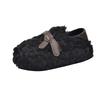 Internet celebrity popular Mao Mao shoes women wear 2025 autumn and winter new thick-soled versatile one-pedal bean velvet cotton shoes