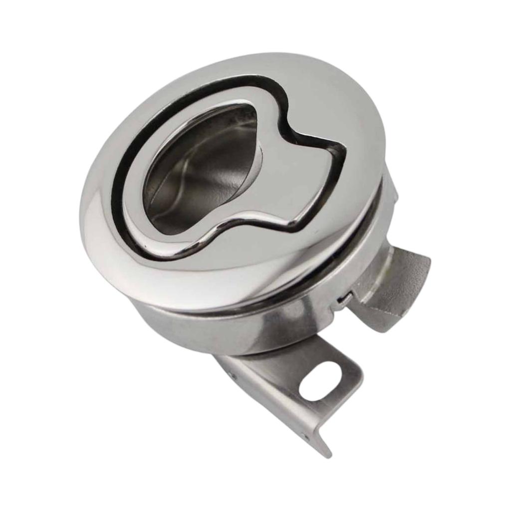 Round Floor Handle Lock – Heavy Duty Floor for , Yacht, RV & Garage Doors, Hardware