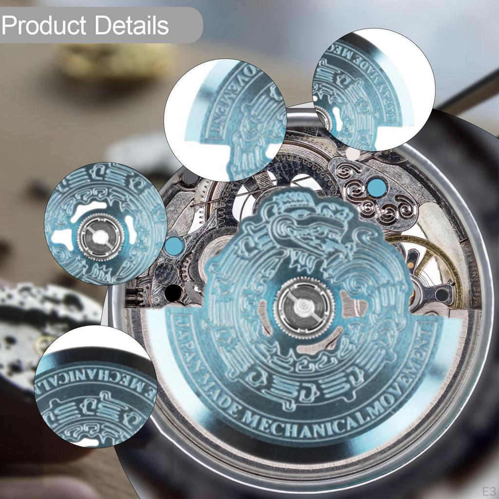 Automatic Mechanical Movement, Hammer Rotor Replacement Attachment, Oscillating Weight for 6R36,