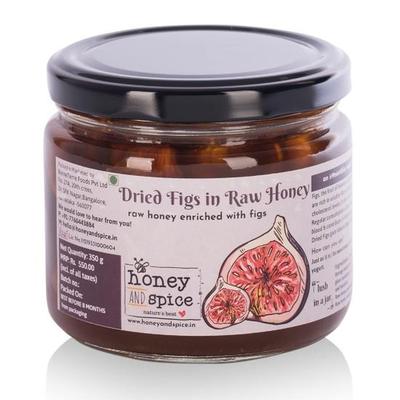 Honey and Spice Dried Figs In Raw Honey For Multi Purpose Use 350 Gm