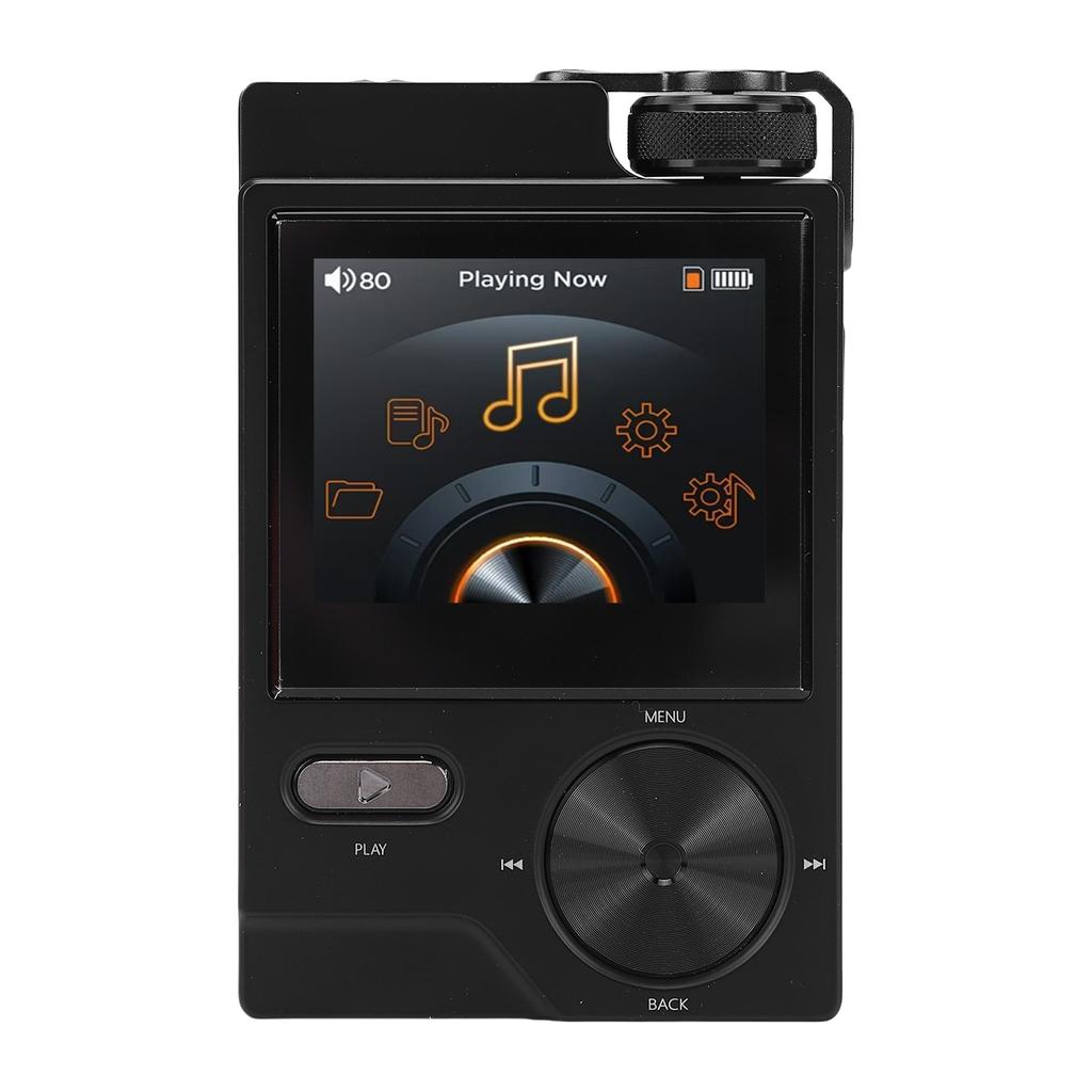 HiFi MP3 Player Lossless DSD FLAC Player 2 Inch LCD Screen Portable Digital Music Player with 64GB Small Memory Card for Outdoor