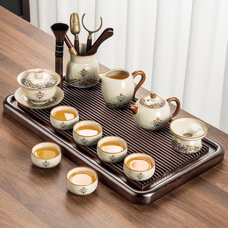 Lainuo Huang Ruyao Xishi Tea Set with Tea Tray
