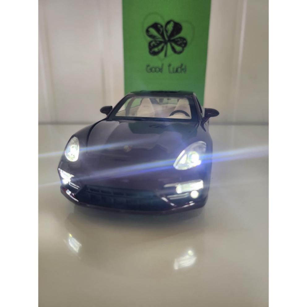 1:Mașinuță de Jucărie Model Diecast Scara 24 - Colecție Porsche, Volkswagen, Panamera, Ferrari (Maro)