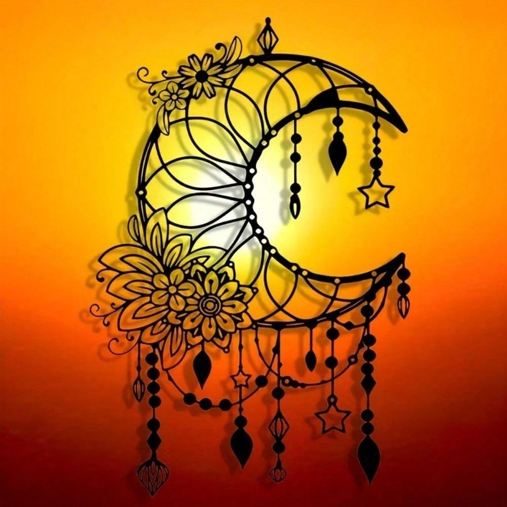 Metal Wall Art for Living Room Modern Home Decor Indoor Sculpture Replica