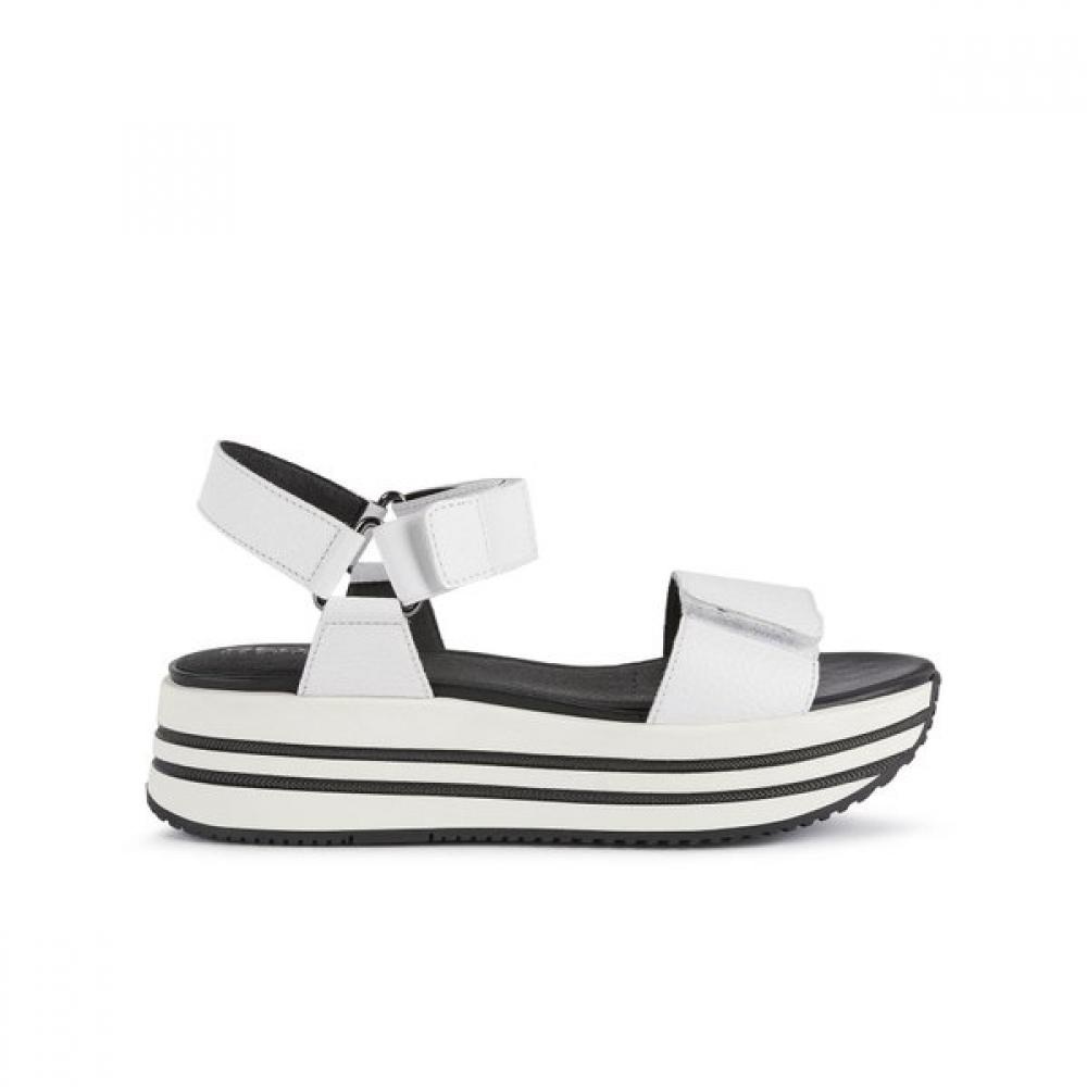 Geox Women S Comfort Daily Platform Sandal w1d25rS3m91 White 38245 12690₽