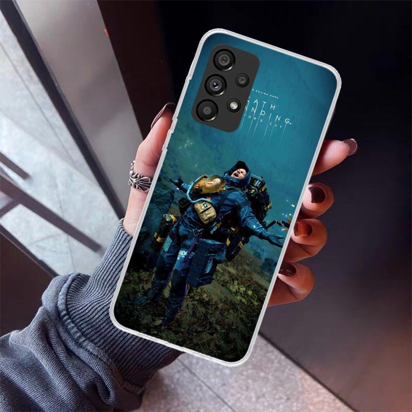 

Game Death S-Stranding Phone Case For Samsung Galaxy A12 A52S A42 A32 A22 A51 A50 Note 20 Ultra 10 S10 Plus A71 A70 A31 A30 A10S Samsung A20S