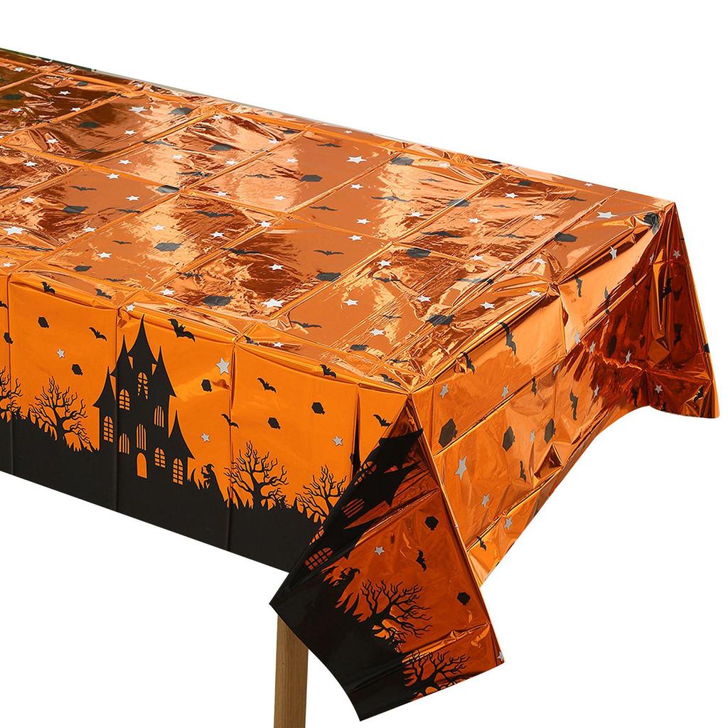 Halloween PEVA Einweg Rechteckige Tischdecke für Partys und Desserts