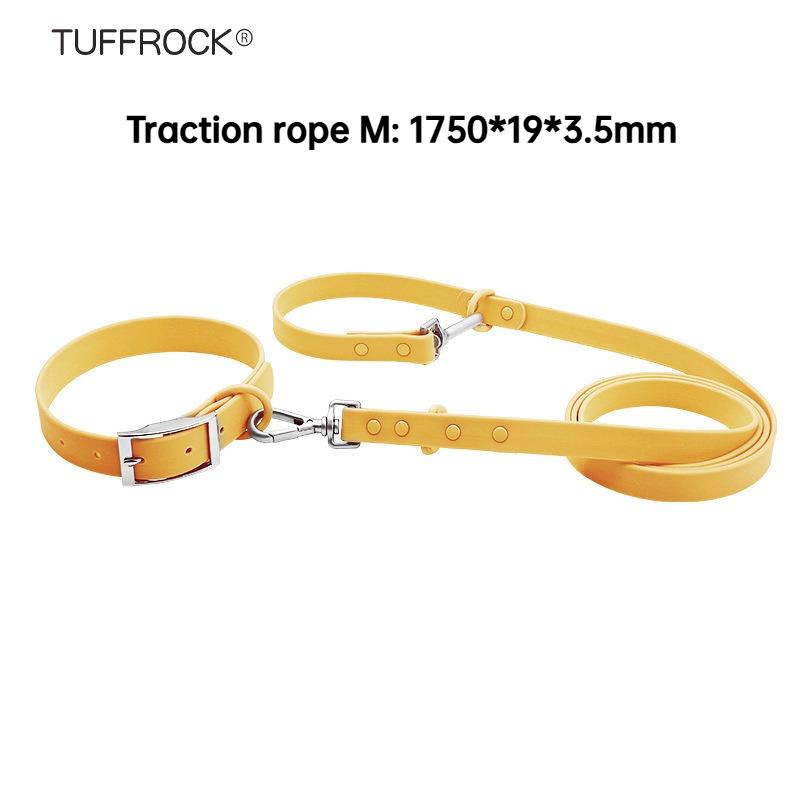 

PVC Waterproof Pet Collar Leash Soft Imitation Silicone Double-ended Traction Belt Pet Going Out Products Leads Accessories XS（old） жёлтый
