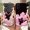 For Samsung Galaxy A12 Case SM-A125F Cute Happy Rabbit Cartoon Cover Soft TPU Phone Cases For Samsung A12 M 12 Galaxy M12 Fundas