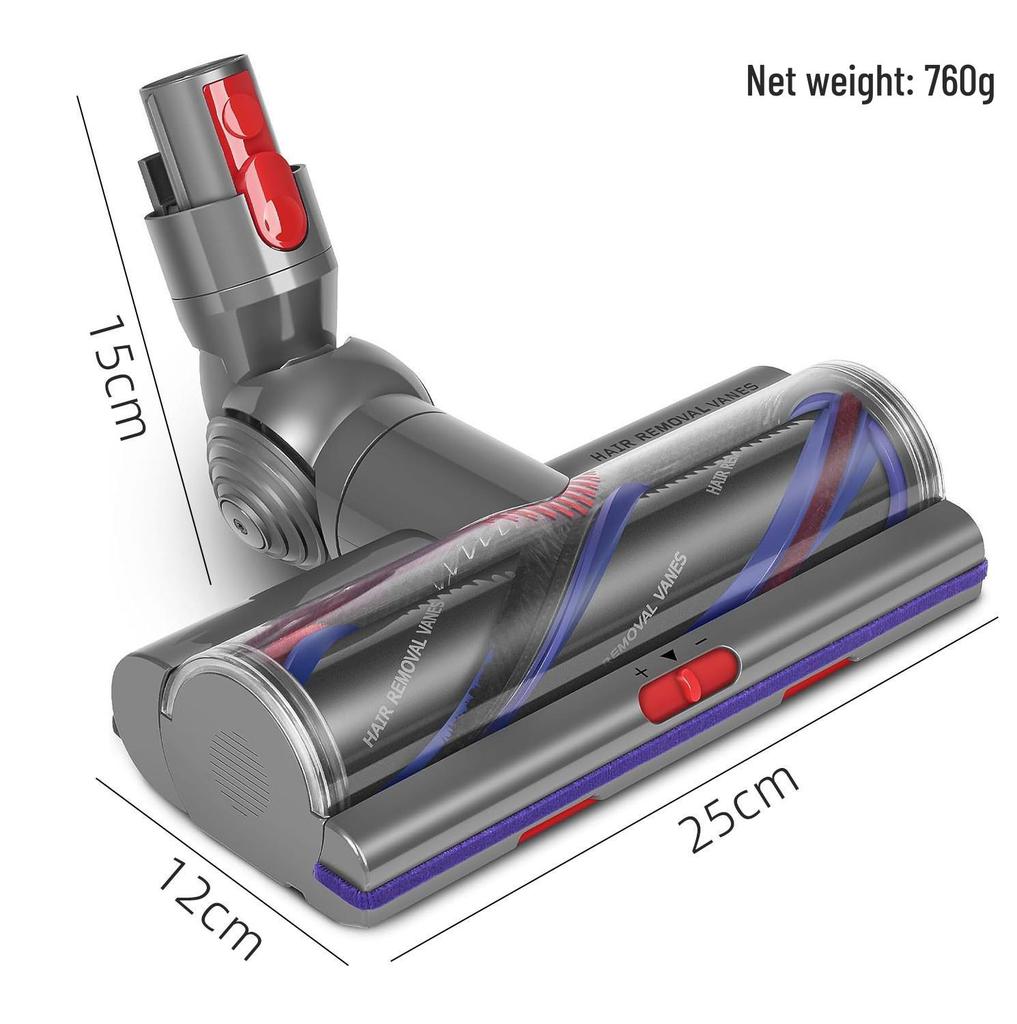 Compatible Electric Suction Floor Brush Head for Dyson V6 V8 V10 Vacuums