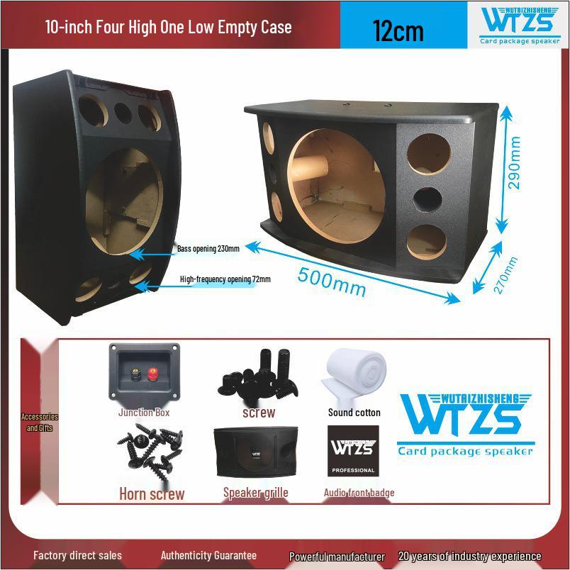 Home Audio KTV 3-Way Speaker Cabinet: 8, 10, 12 Inch Wooden Dance/Meeting