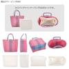 Kobe Lettuce Colorful Vinyl Bag, Women's Small Basket Tote Bag, Summer Bag [B1541] Free Size, Blue Mix
