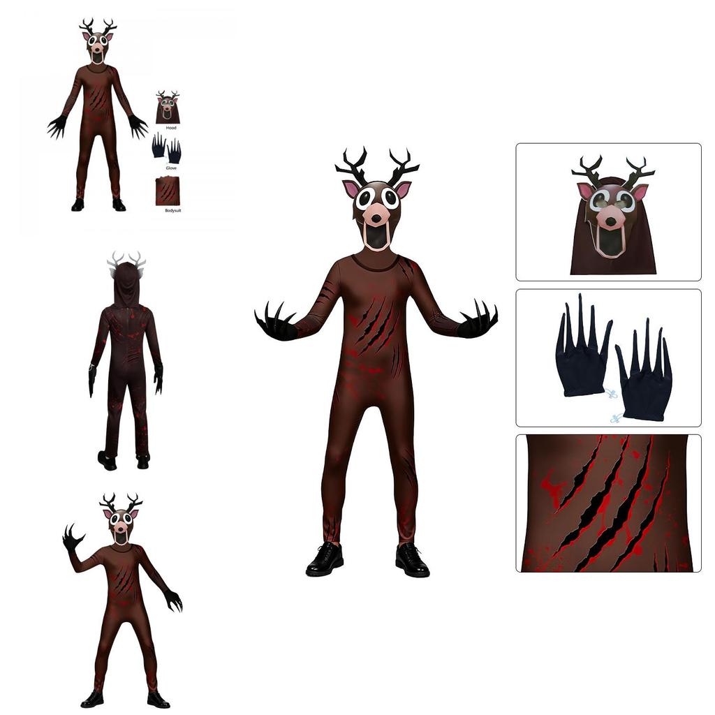 99 nocí v lese Kostým sobíka na Halloween pro dospělé z polyesterové látky pro cosplay a party akce