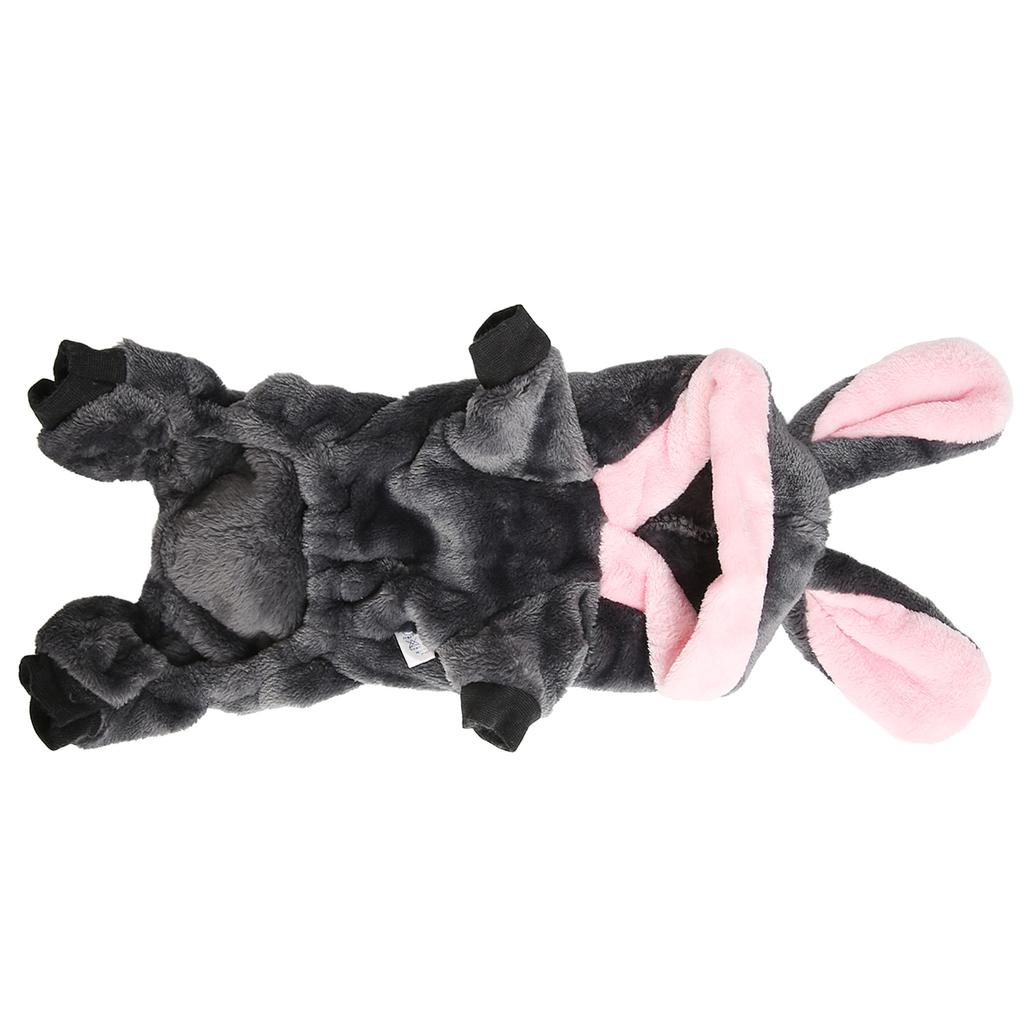 Dog Winter Clothes Soft Skin Friendly Cute Rabbit Ear Hooded Puppy Warm Outfit for Small Medium Pet