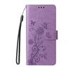 For Infinix Hot 50 Pro+ 4G Leather Case Butterfly Floral Imprint Wallet Stand Cover