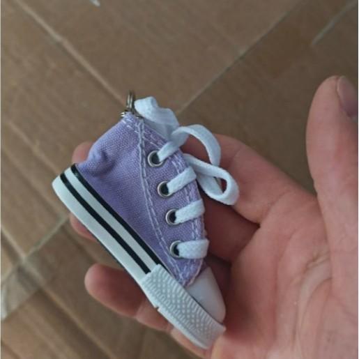 Mini-Leinwand kleine Schuhe Mode Fahrrad Motorrad Fußstütze kleines Brettschuh-Anhänger Simulation Schuh-Schlüsselanhänger