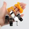 Metal Whistle Referee Sports Rugby Stainless Steel Whistle Soccer Basketball Party Training School Cheerleading