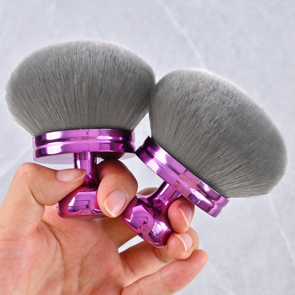 Extra Large Fluffy Powder Brush for Body & Neck Soft Kabuki Makeup Brush for Loose & Pressed Powder, Foundation, Fiber Brush for Smooth Blending