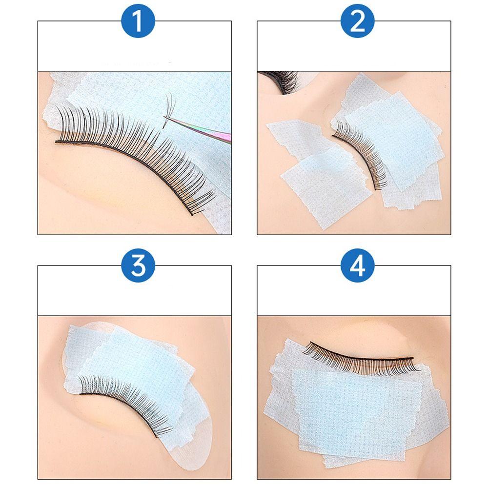 2 Rolls Non-woven Makeup Lash Tape Pain-Free Removal Eyelash Tapes  for Grafting False Eyelash Patch
