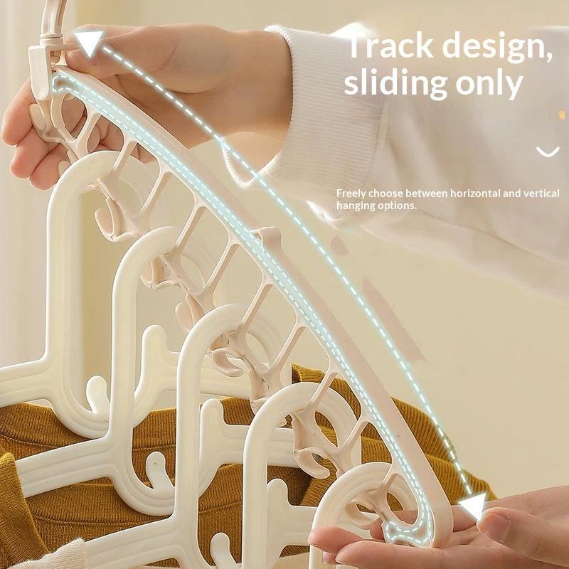 11-Hole Clothes Hanger Organizer Wardrobe Space Saving Storage Hanger For Clothes Folding Hangers Closet Drying Racks Home